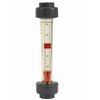 Flowmeter fig. 8183 series M123 water measuring tube polysulfon measuring range polysulfon 1,5 - 15 l/h connection pvc glued sleeve 16 mm